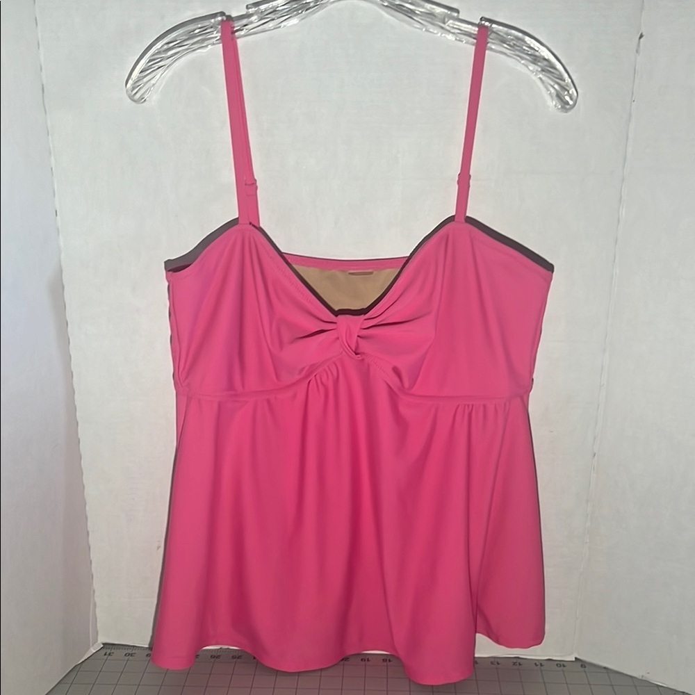Old Navy Pink Tie Front Sleeveless Camisole